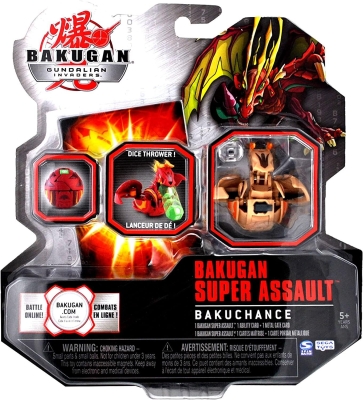 Bakugan Gundalian Invaders Super Assault Series Bakuchance Single Figüre