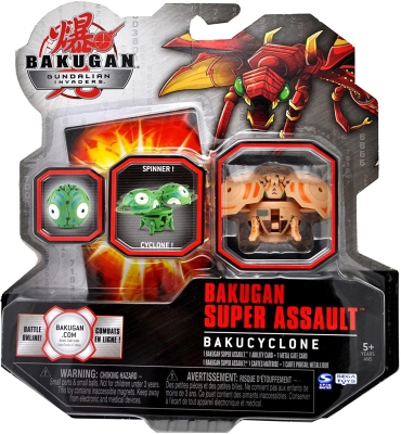 Bakugan Gundalian Invaders Super Assault Series Bakucyclone Single Figüre