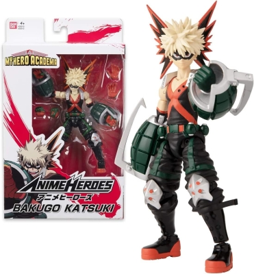 Bandai Anime Heroes: My Hero Academia - Katsuki Bakugo Action Figure (6,5")