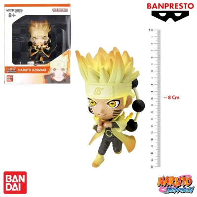 Bandai Chibi Masters Naruto Shippuden - Naruto Uzumaki Figure 8cm