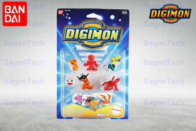 Bandai Digimon 6 Li Mini Set - Seri 1 Orjinal Ürün