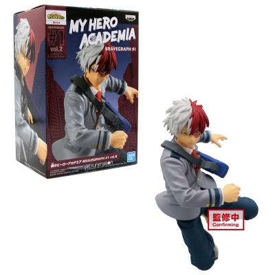 Banpresto Bravegraph: My Hero Academia - Shoto Todoroki Vol.2 Statue 14cm
