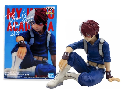 Banpresto Break Time Collection Vol.3: My Hero Academia - Shoto Todoroki Statue 10cm