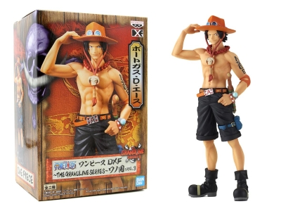 Banpresto Dxf The Grandline Vol.3 Series Wanokuni: One Piece - Portgas.D.Ace (ver.A) Statue 17cm