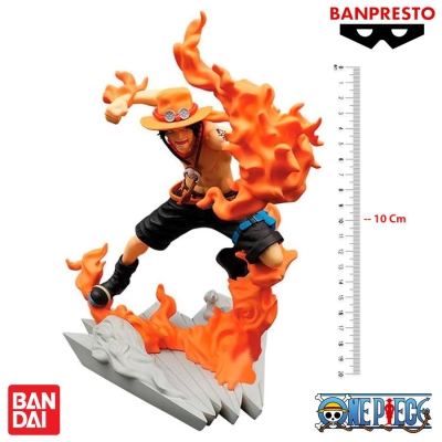 Banpresto Senkozekkei One Piece - Portgas.D.Ace Statue 9cm