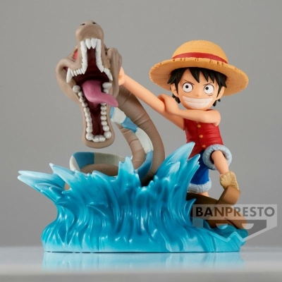 Banpresto Wcf - Log Stories One Piece - Monkey.D.Luffy Statue 7cm