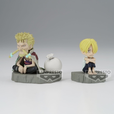 Banpresto Wcf - Log Stories One Piece - Sanji & Z Eff Figures 6cm