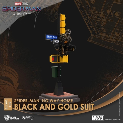 Beast Kingdom Spider-Man No Way Home - Black And Gold Suit Diorama