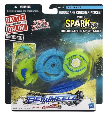 Beyblade Beywheelz W-32 Hurricane Crusher Pisces Hasbro Orjinal Ürün