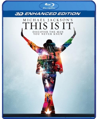 Blu-Ray Film Michael Jackson This Is It 3d Enhanced Edition
