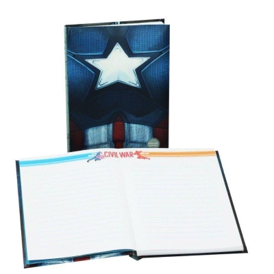 Captain America Işıklı Premium Notebook
