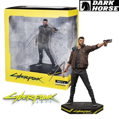 Cyberpunk 2077 Premium Collector Statue - V. Male 24 Cm Figür - Dark Horse Comics