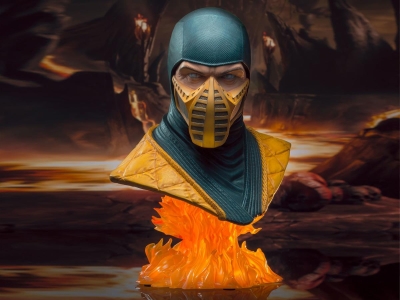 Diamond Legends In 3d: Mortal Kombat 11 - Scorpion Bust Heykel 1/2 Ölçek