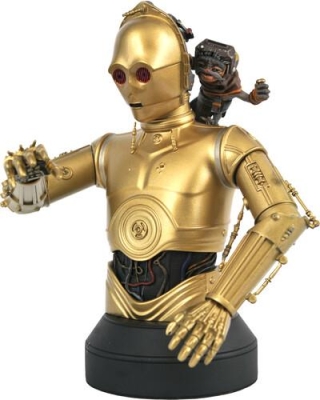 Diamond Star Wars The Rise Of Skywalker C 3po & Babu Frik 1/6 Bust