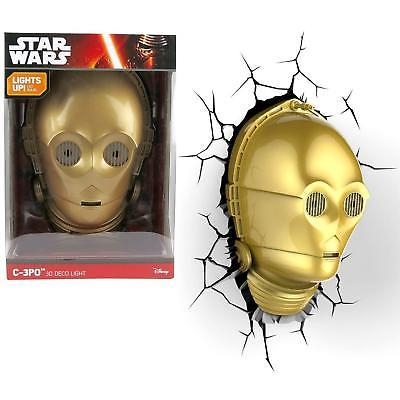 Disney Star Wars C-3po 3d Deco Light