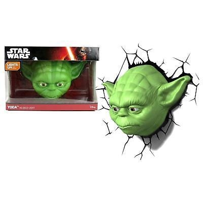 Disney Star Wars Yoda 3d Deco Light