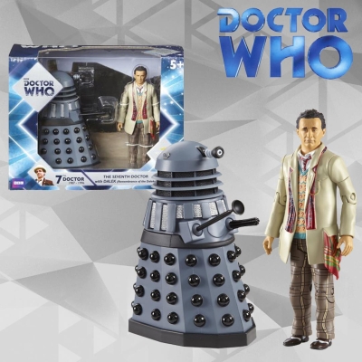 Doctor Who 7th Doctor With Dalek (remembrance Of The Daleks)- Underground Toys