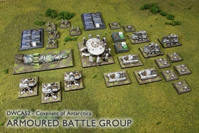 Dystopian Wars Armoured Battle Group Covenant of Antarctica