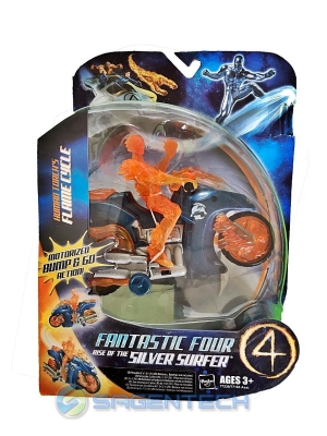 Fantastic Four Vehicle Set - Torch's Flame Cycle Figür 20 Cm Hasbro