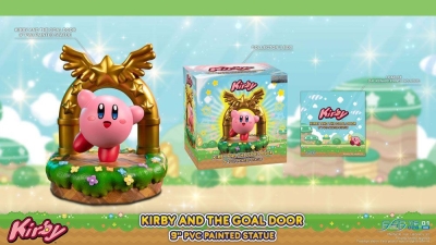 First 4 Figures Kirby and the Goal Door PVC Statue Heykel (24cm)