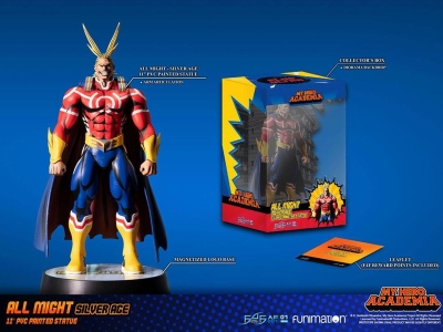 First 4 Figures My Hero Academia All Might: Silver Age With Articulated Arms Pvc Statue 28cm Figür