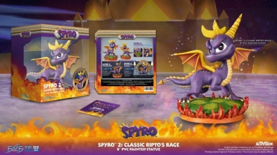 First 4 Figures Spyro 2 - Classic Ripto's Rage (Standard Edition) PVC Statue Heykel (20cm)