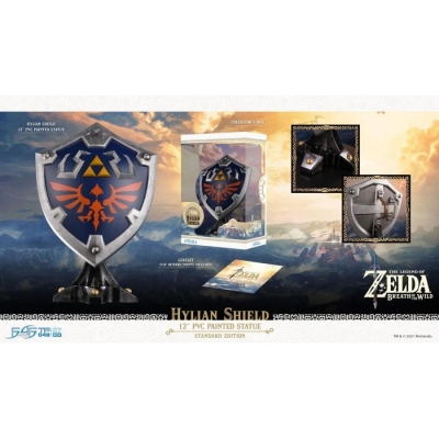 First 4 Figures The Legend of Zelda: Breath of the Wild – Hylian Shield PVC Statue Heykel (29cm)