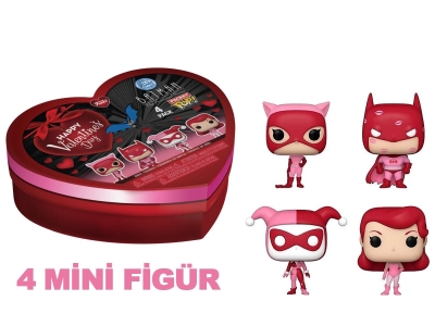 Funko 4-Pack Pocket Pop Dc Batman The Animated Series - Happy Valentine's Day Box
