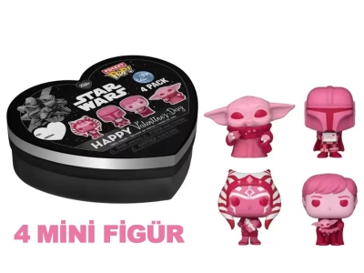 Funko 4-Pack Pocket Pop Disney Star Wars - The Mandalorian Happy Valentine's Day Box