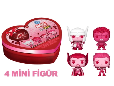 Funko 4-Pack Pocket Pop Marvel Classic - Happy Valentine's Day Box