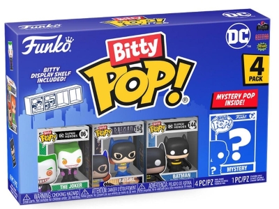 Funko Bitty Pop 4'lü Paket Dc - The Joker, Batgirl, Batman