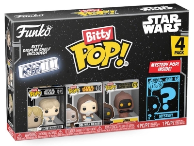 Funko Bitty Pop 4'lü Paket Star Wars - Luke, Obi-Wan, Jawa