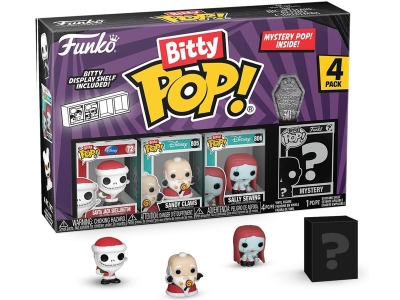 Funko Bitty Pop 4-Pack Disney The Nightmare Before Christmas 30th - Santa Jack Skellington