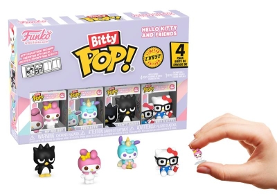 Funko Bitty Pop 4-Pack Hello Kitty And Friends - My Melody, Pochacco, Badtz-Maru, Chase Figure