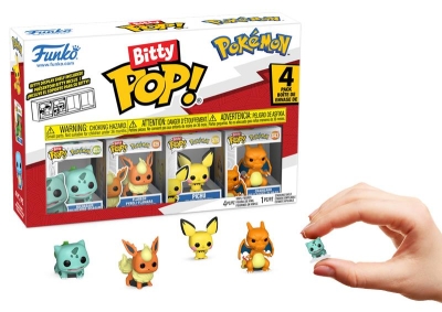 Funko Bitty Pop 4-Pack Pokemon - Bulbasaur, Flareon, Pichu, Charizard