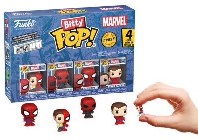 Funko Bitty Pop 4-Pack Spider-Man - Peter Parker - Spider-Man, Superior Spider-Man,