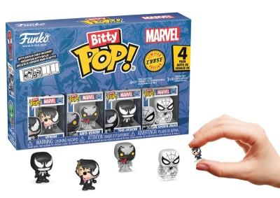 Funko Bitty Pop 4-Pack Spider-Man - Venom, Anti-Venom, She-Venom, Spider-Man
