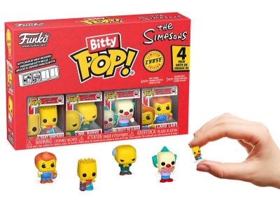 Funko Bitty Pop 4-Pack The Simpsons - Bart Simpson, Mr. Burns, Krusty The Clown, Lard Lad