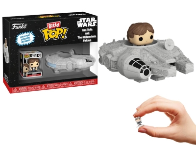 Funko Bitty Pop Ride Star Wars - Han Solo And The Millennium Falcon