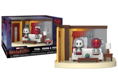 Funko Mini Moments Marvel Studios Wandavision - 1960s - Wanda & Vision Living Room Special