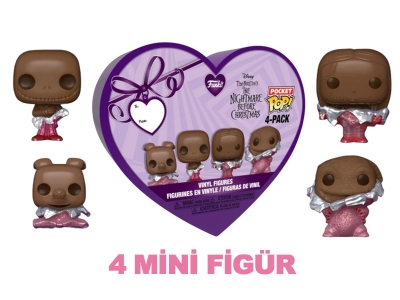 Funko Pocket Pop 4-Pack Disney The Nightmare Before Christmas - Vallentine's Box