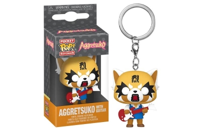 Funko Pocket Pop Aggretsuko - Aggretsuko With Guitar Anahtarlık