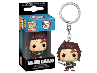 Funko Pocket Pop: Demon Slayer S2 - Tanjiro Kamado (Bloody) Anahtarlık