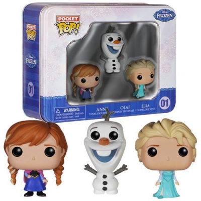 Funko Pocket Pop Disney Frozen Anna Oalf Elsa Mini Figürü