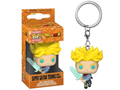 Funko Pocket Pop: Dragon Ball Super - Super Sayan Trunks With Sword Anahtarlık