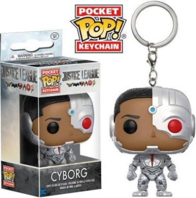 Funko Pocket Pop Justice League Cyborg Anahtarlık