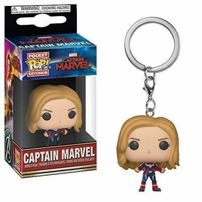 Funko Pocket Pop Marvel Captain Marvel Unmasked Anahtarlık