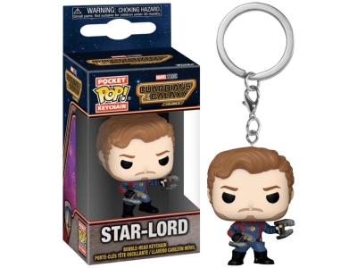 Funko Pocket Pop Marvel: Guardians Of The Galaxy Vol.3 - Star-Lord Bobble-Head Anahtarlık