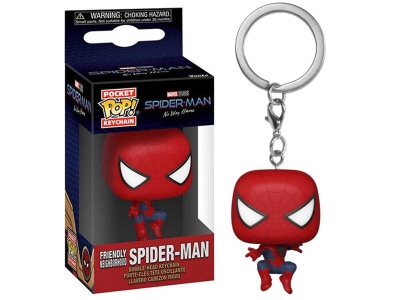 Funko Pocket Pop Marvel: Spider-Man No Way Home - Spider Man Friendly Neighborhood (Leaping) Bobble
