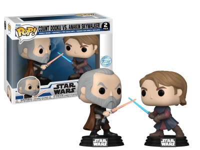 Funko Pop 2-Pack Disney Star Wars Clone Wars - Count Dooku Vs Anakin Skywalker Gamestop